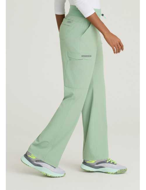 Pantalon médical femme 5 poches, avec ceinture en maille - Skechers "RIP STOP" (SKP712)