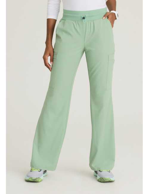 Pantalón médico de mujer con 5 bolsillos y cintura de malla - Skechers "RIP STOP" (SKP712)