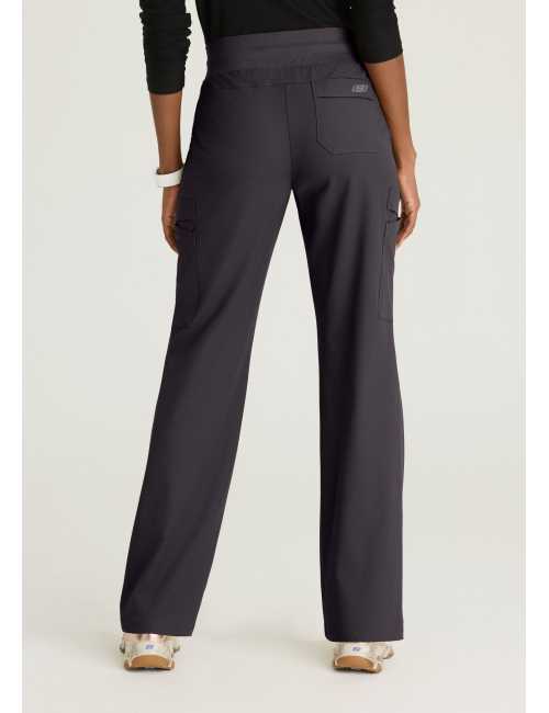 Pantalón médico de mujer con 5 bolsillos y cintura de malla - Skechers "RIP STOP" (SKP712)