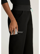 Pantalón médico de mujer con 5 bolsillos y cintura de malla - Skechers "RIP STOP" (SKP712)