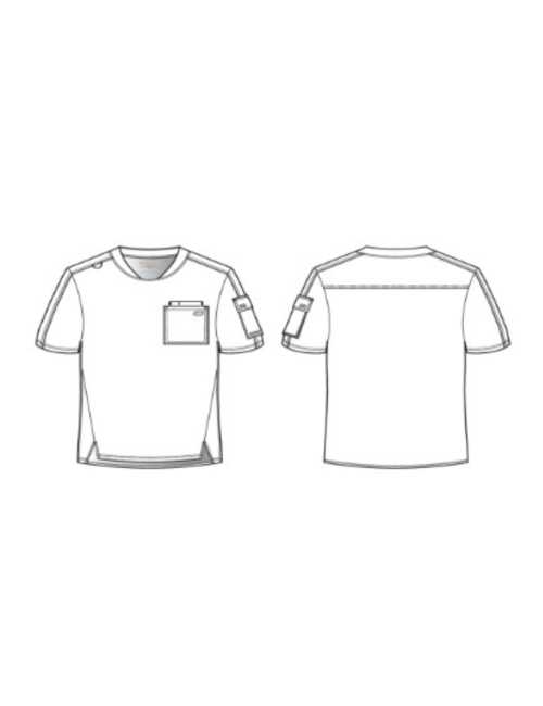 Camisa médica para hombre, 3 bolsillos - Skechers "RIP STOP" (SKT277)