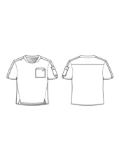 Men's medical scrub top, 3 pockets - Skechers "RIP STOP" (SKT277)