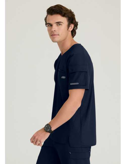 Camisa médica para hombre, 3 bolsillos - Skechers "RIP STOP" (SKT277)