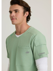 Men's medical scrub top, 3 pockets - Skechers "RIP STOP" (SKT277)
