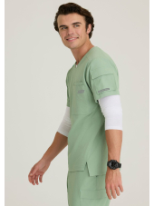 Camisa médica para hombre, 3 bolsillos - Skechers "RIP STOP" (SKT277)