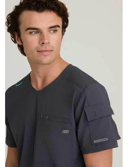 Camisa médica para hombre, 3 bolsillos - Skechers "RIP STOP" (SKT277)
