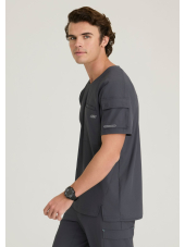 Men's medical scrub top, 3 pockets - Skechers "RIP STOP" (SKT277)