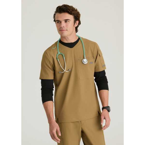 Camisa médica para hombre, 3 bolsillos - Skechers "RIP STOP" (SKT277)
