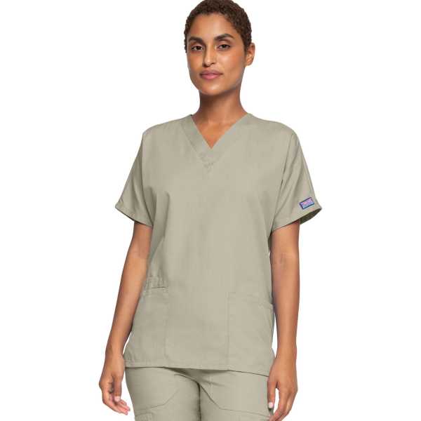 Bata médica de hombre, 2 bolsillos, originales de ropa de trabajo Cherokee (4700)