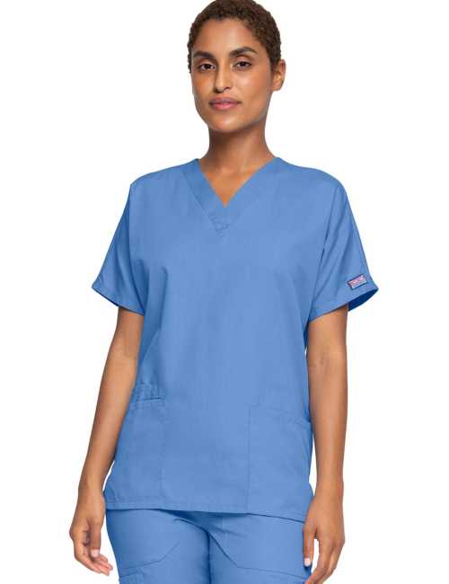 Bata médica de hombre, 2 bolsillos, originales de ropa de trabajo Cherokee (4700)