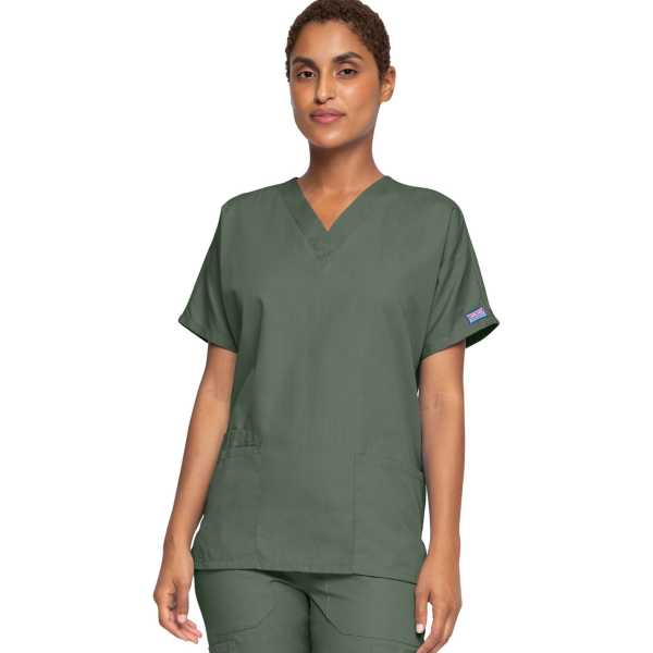 Bata médica de hombre, 2 bolsillos, originales de ropa de trabajo Cherokee (4700)