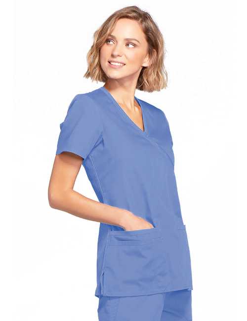 Bata médica para mujeres, 2 bolsillos, originales de ropa de trabajo Cherokee (4801)