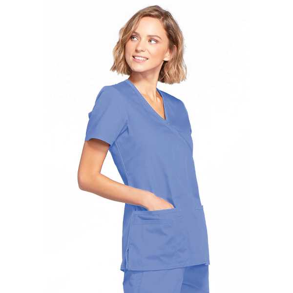 Blouse médicale femme cache coeur - Cherokee Workwear Originals (WWE650)