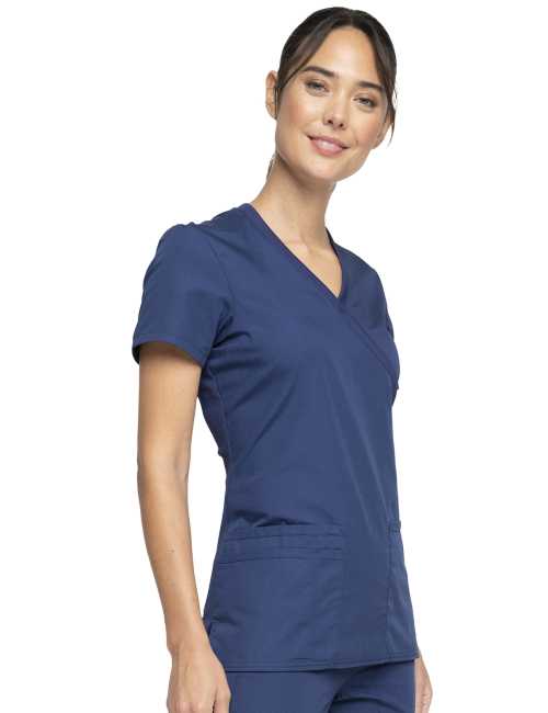 Bata médica para mujeres, 2 bolsillos, originales de ropa de trabajo Cherokee (4801)
