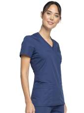 Bata médica para mujeres, 2 bolsillos, originales de ropa de trabajo Cherokee (4801)