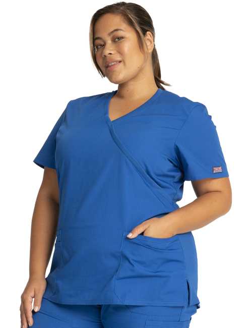Blouse médicale femme cache coeur - Cherokee Workwear Originals (WWE650)