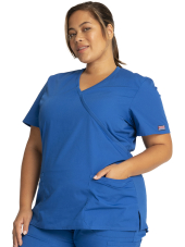 Blouse médicale femme cache coeur - Cherokee Workwear Originals (WWE650)