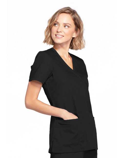 Bata médica para mujeres, 2 bolsillos, originales de ropa de trabajo Cherokee (4801)