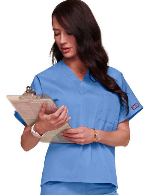 Bata médica para mujeres, 1 bolsillo, originales de ropa de trabajo Cherokee (4777)