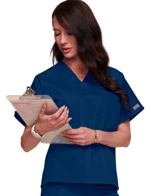 Bata médica para mujeres, 1 bolsillo, originales de ropa de trabajo Cherokee (4777)