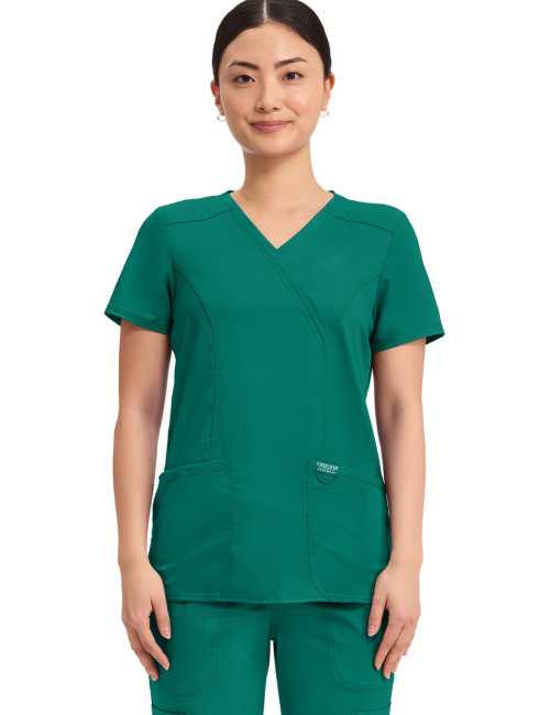 Blouse médicale femme cache cœur - Cherokee Revolution (WWE610)