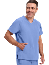 Blusa médica de hombre con cuello en V "STEVEN" - Healing Hands (HHE2382)