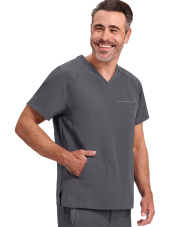 Men’s V-Neck Medical Scrub Top "STEVEN" - Healing Hands (HHE2382)
