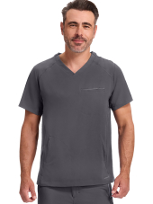 Men’s V-Neck Medical Scrub Top "STEVEN" - Healing Hands (HHE2382)