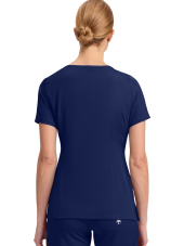 Women’s V-Neck Medical Scrub Top "SKYLER" - Healing Hands (HHE2285)