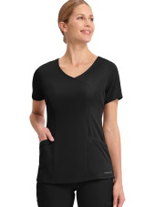 Blusa médica de mujer con cuello en V "SKYLER" - Healing Hands (HHE2285)