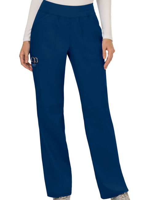 Women Elastic Medical Pants, Cherokee, "Revolution" Collection (WWE110)