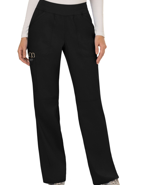 Women Elastic Medical Pants, Cherokee, "Revolution" Collection (WWE110)