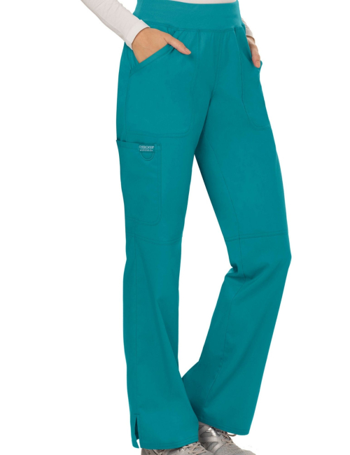 Women Elastic Medical Pants, Cherokee, "Revolution" Collection (WWE110)