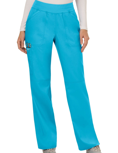Women Elastic Medical Pants, Cherokee, "Revolution" Collection (WWE110)