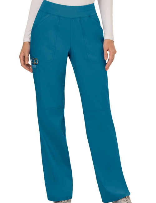 Women Elastic Medical Pants, Cherokee, "Revolution" Collection (WWE110)