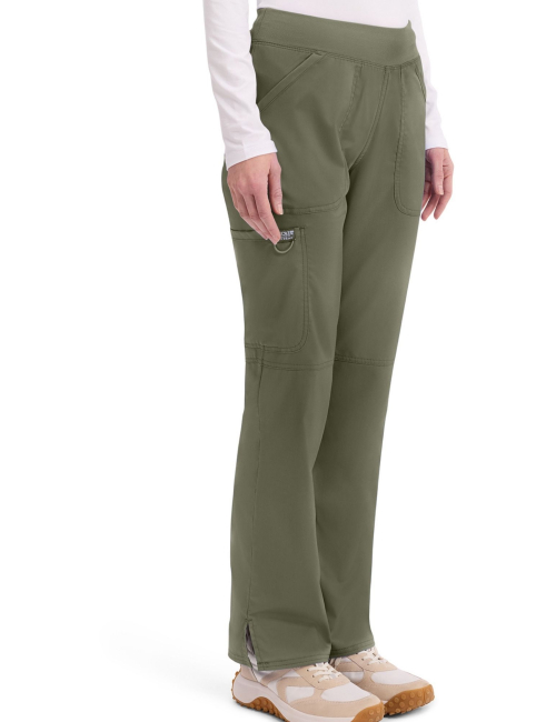 Pantalones médicos elásticos de mujer, Cherokee, Colección "Revolución" (WWE110)