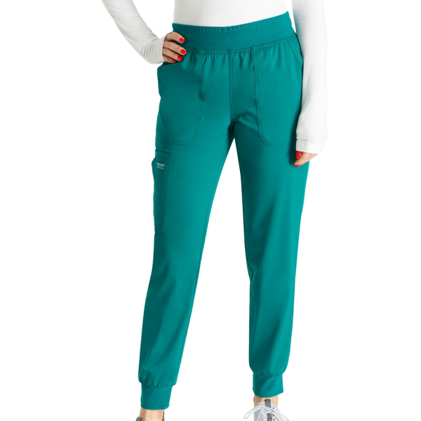 Pantalon médical femme, jogger, taille mi-haute, Chezrokee "REVOLUTION" (wwe115)
