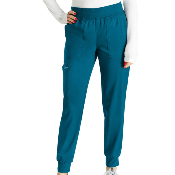 Pantalon médical femme, jogger, taille mi-haute, Chezrokee "REVOLUTION" (wwe115)