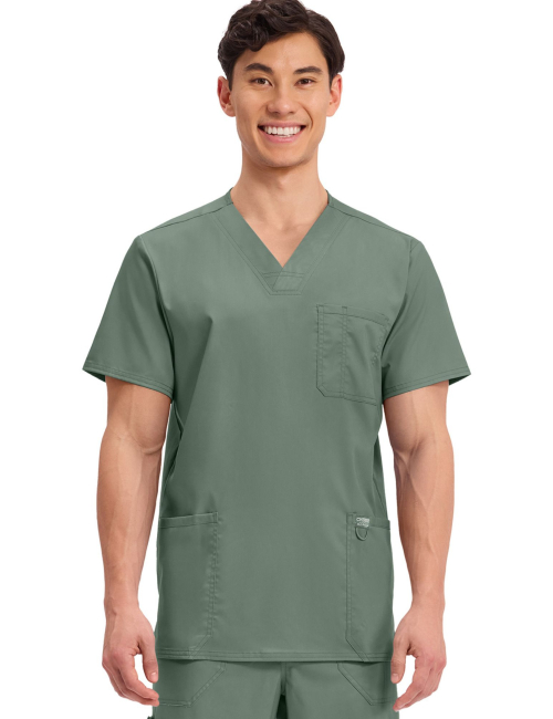 Blouse médicale homme 3 poches, col V - Cherokee Revolution (WWE670)