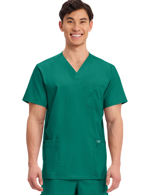 Blouse médicale homme 3 poches, col V - Cherokee Revolution (WWE670)