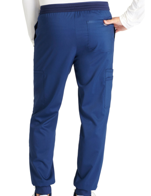 Pantalon médical jogger, homme, taille mi-haute (WWE251)
