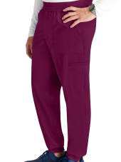 Pantalon médical jogger, homme, taille mi-haute (WWE251)