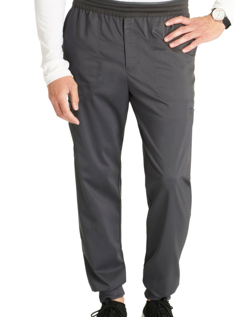 Pantalon médical jogger, homme, taille mi-haute (WWE251)