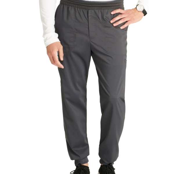 Pantalon médical jogger, homme, taille mi-haute (WWE251)