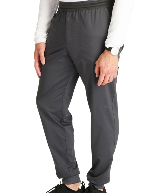 Pantalon médical jogger, homme, taille mi-haute (WWE251)