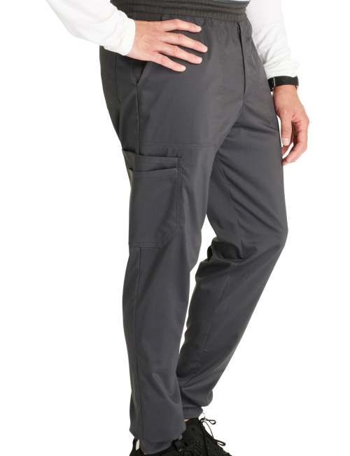 Pantalon médical jogger, homme, taille mi-haute (WWE251)
