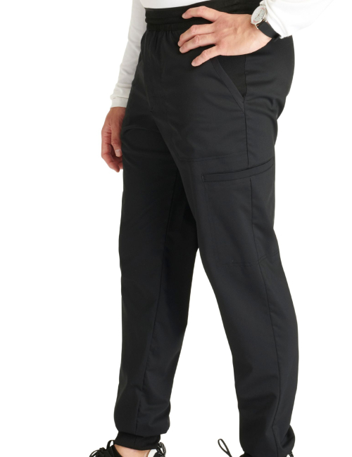 Pantalon médical jogger, homme, taille mi-haute (WWE251)