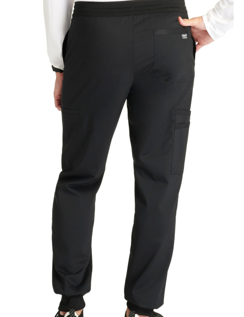 Pantalon médical jogger, homme, taille mi-haute (WWE251)