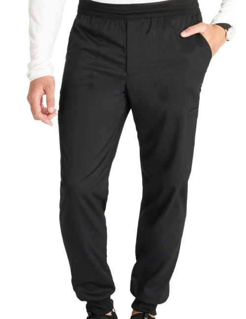 Pantalon médical jogger, homme, taille mi-haute (WWE251)