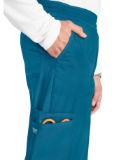 Pantalon médical jogger, homme, taille mi-haute (WWE251)